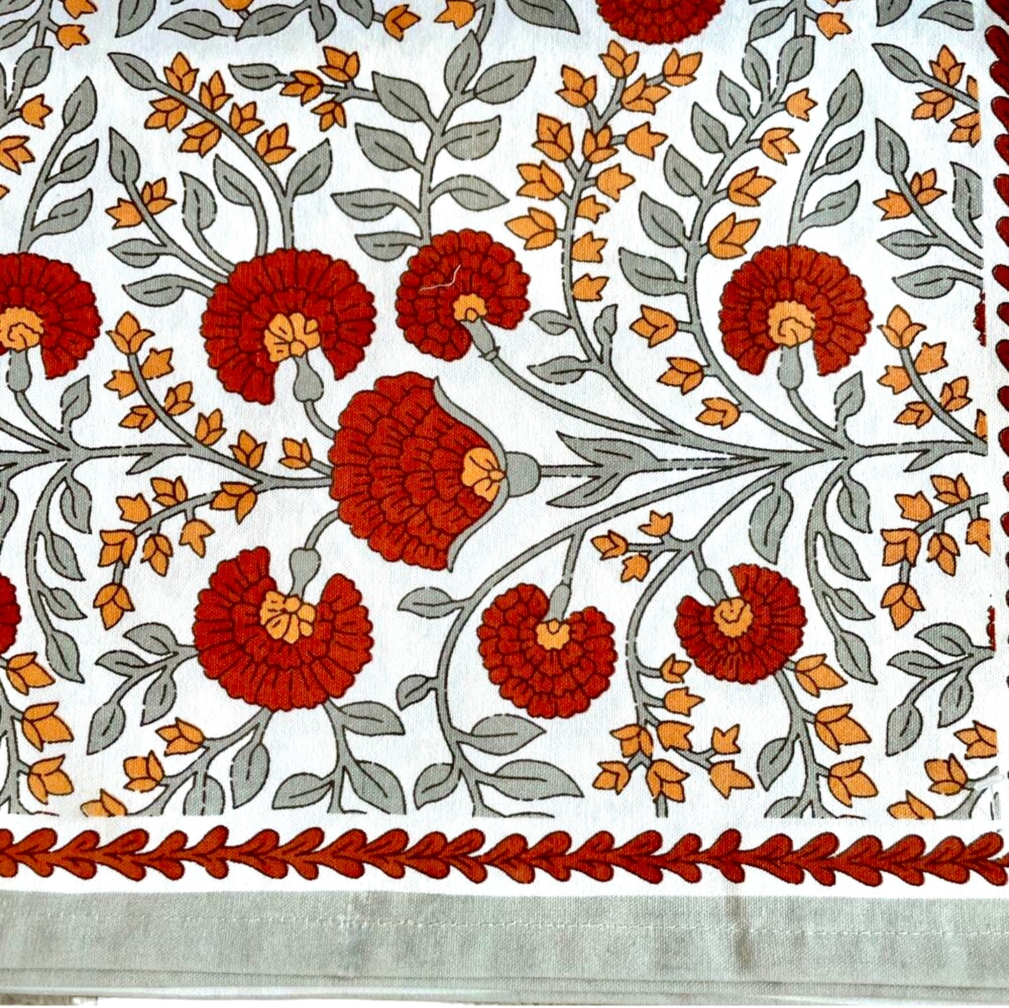 The Lola Placemats – Vibrant Floral Cotton Placemats for a Stylish Table Setting