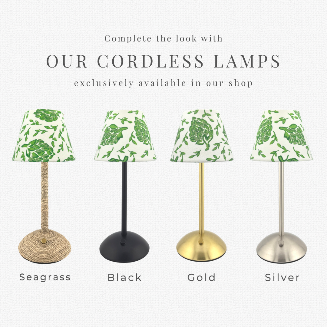 Artichoke Botanical Lamp Shade for Cordless Lamps | Fits Zafferano Poldina & Generic Bases