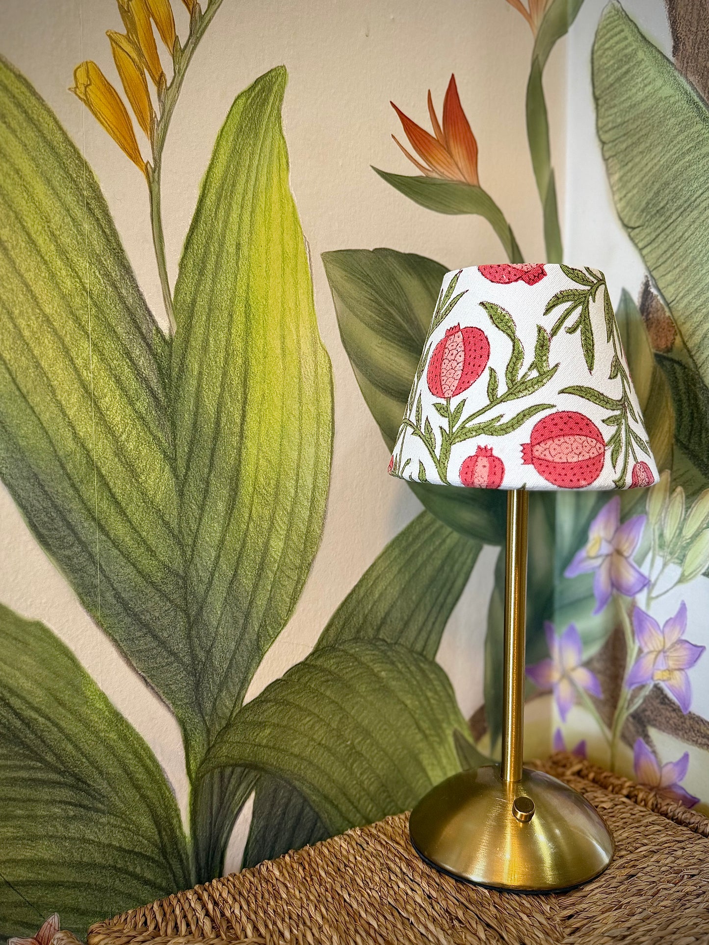 The Pomegranate Lamp Shade for Cordless Lamps | Fits Zafferano Poldina & Generic Bases