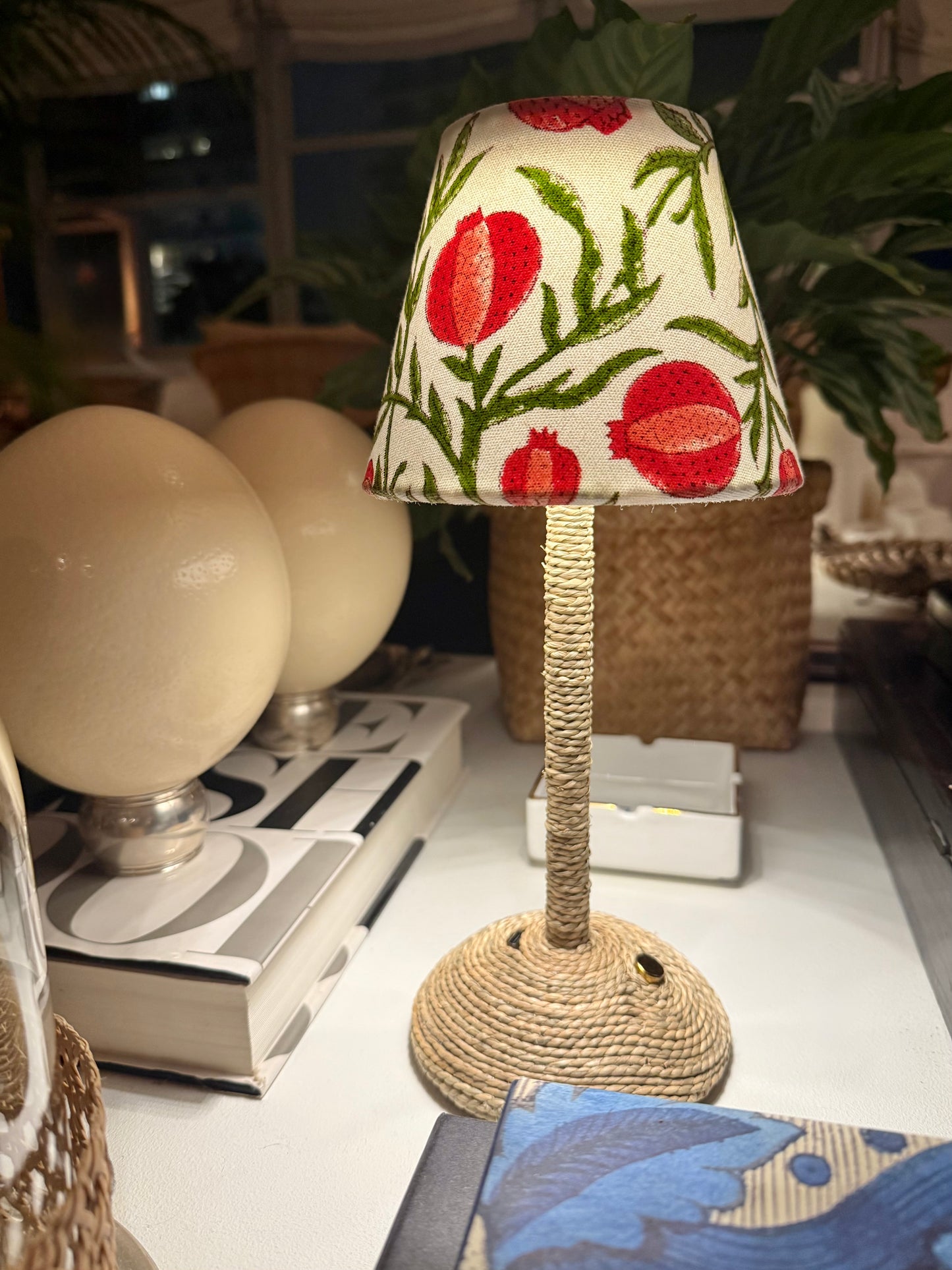 The Pomegranate Lamp Shade for Cordless Lamps | Fits Zafferano Poldina & Generic Bases