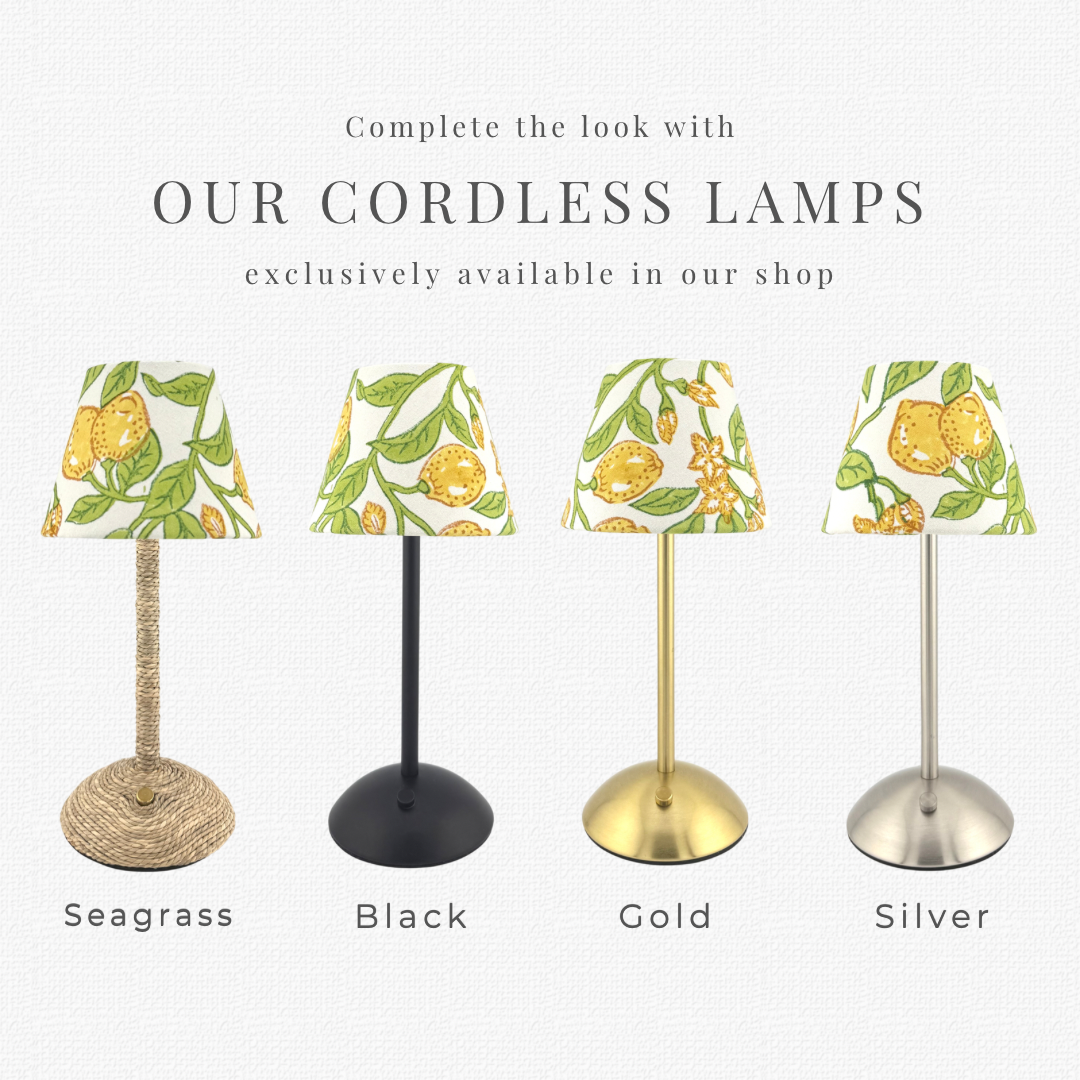 our cordless lamps exclusive bases menu available in our boutique for a cordless lamp.