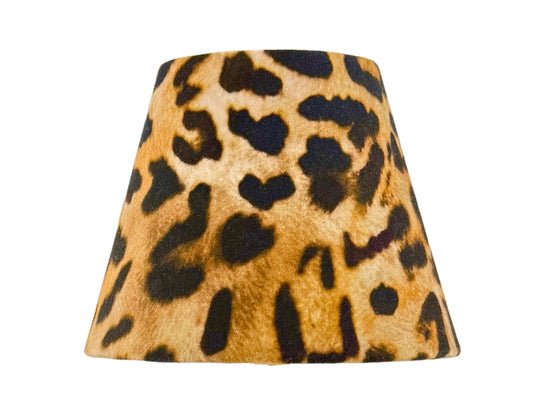 Leopard Lamp Shade for Cordless Lamps | Fits Zafferano Poldina & Generic Bases
