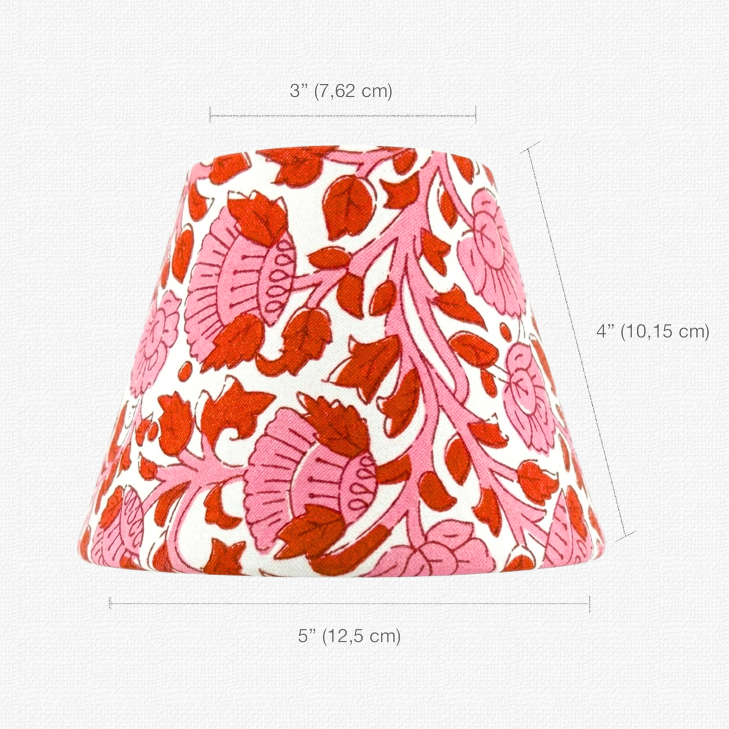 Fadia Floral Lamp Shade for Cordless Lamps | Fits Zafferano Poldina & Generic Bases