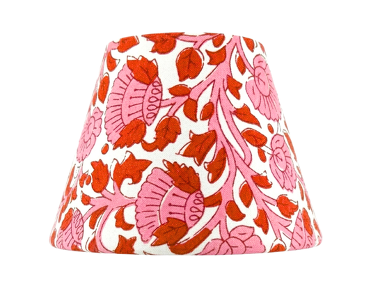 Fadia Floral Lamp Shade for Cordless Lamps | Fits Zafferano Poldina & Generic Bases