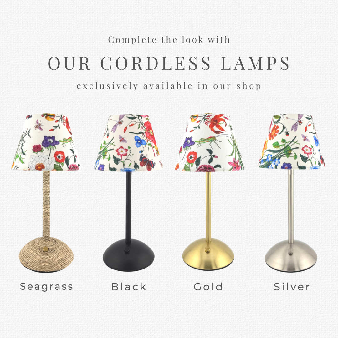 The Botánica Lamp Shade for Cordless Lamps | Fits Zafferano Poldina & Generic Bases
